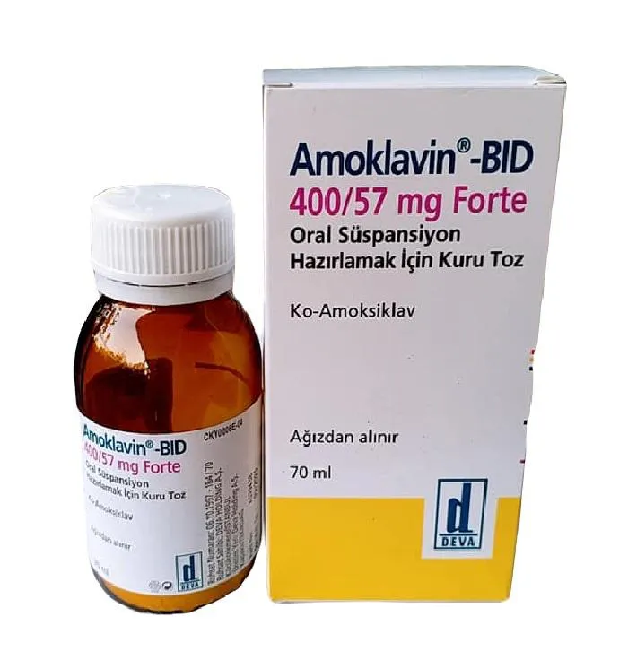 AMOKLAVIN BID 400/57mg forte 70 ml