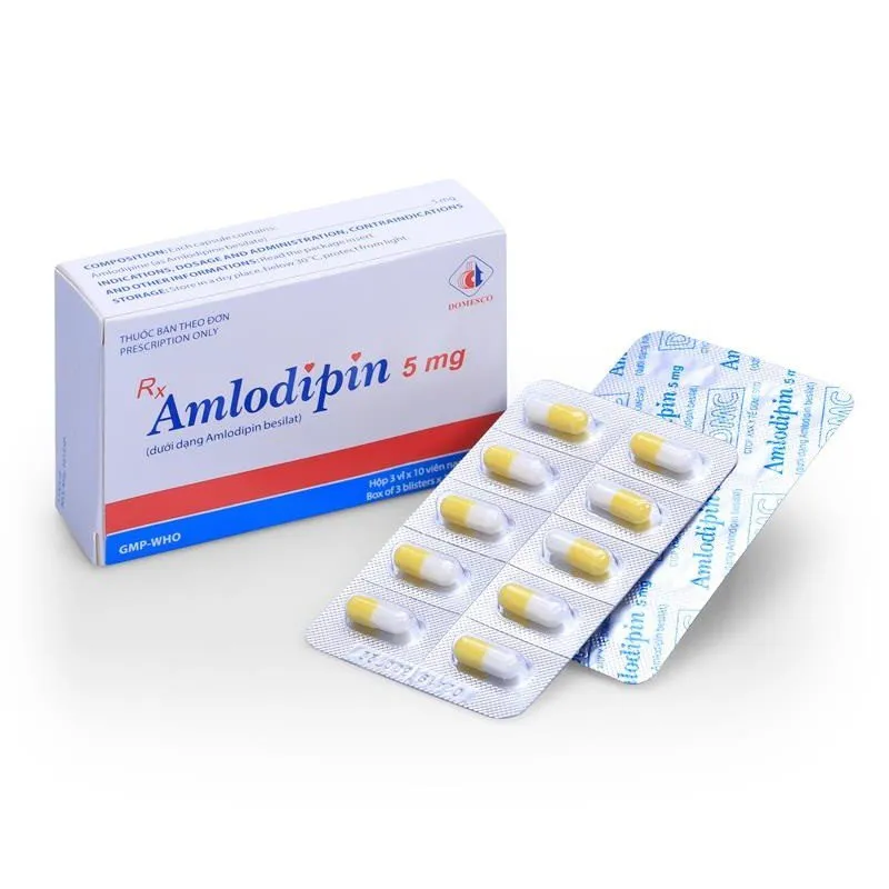 Thuốc Amlodipin 5mg 1000 Viên
