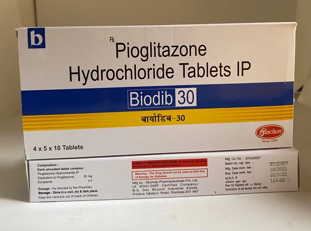 Thuốc Biodib 30mg 200 Viên