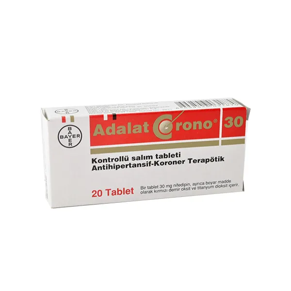 Thuốc Điều Trị Huyết Áp Cao Adalat Crono 30mg