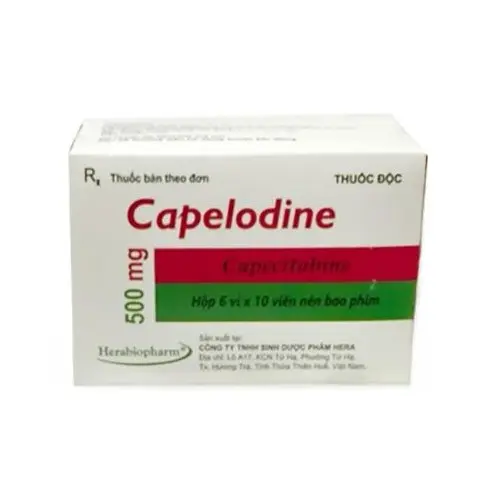 Thuốc điều trị ung thư đại tràng Capelodine 500mg