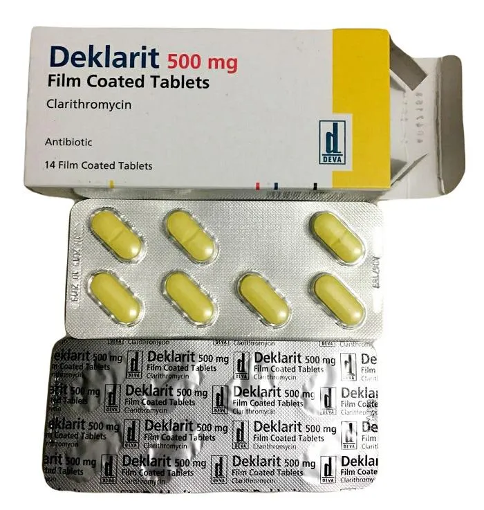 Thuốc kháng sinh Deklarit 500mg hộp 14 viên