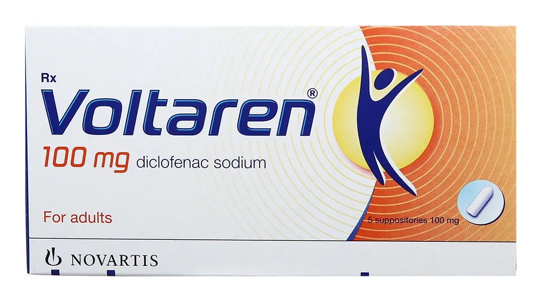 thuốc Voltaren 100mg hộp 10 viên đặt 
