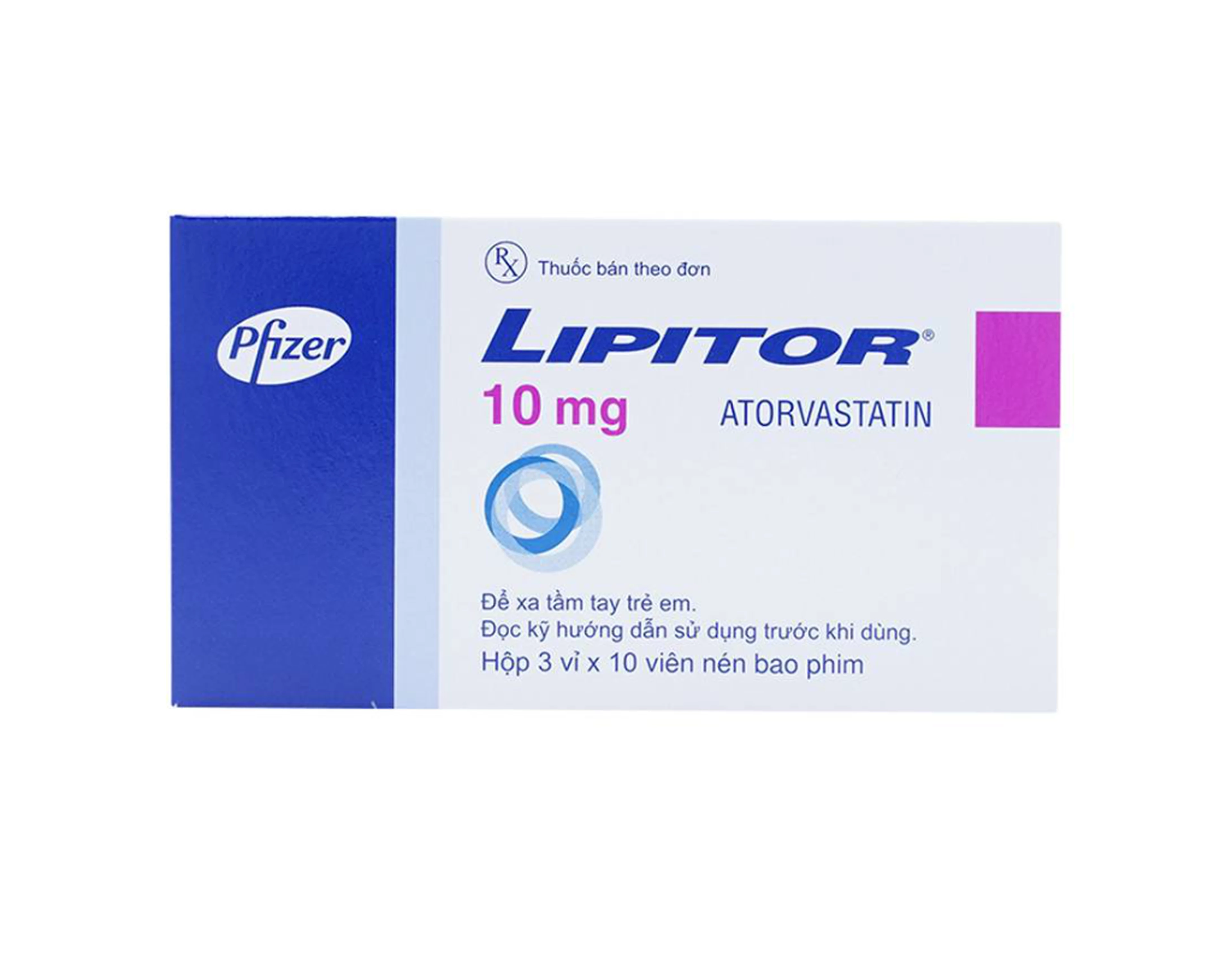 Thuốc Lipitor 10mg 30 viên