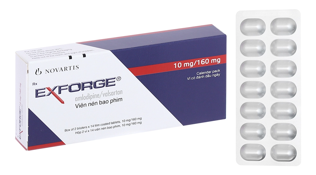 Thuốc Exforge 10mg/160mg 28 viên