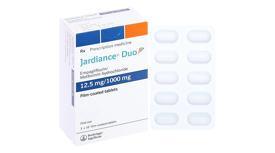 Thuốc Trajenta Duo 2.5mg/1000mg 30 viên