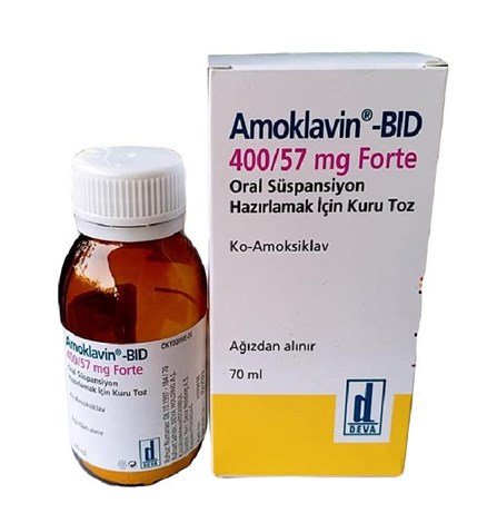 AMOKLAVIN BID 400/57mg forte 70 ml