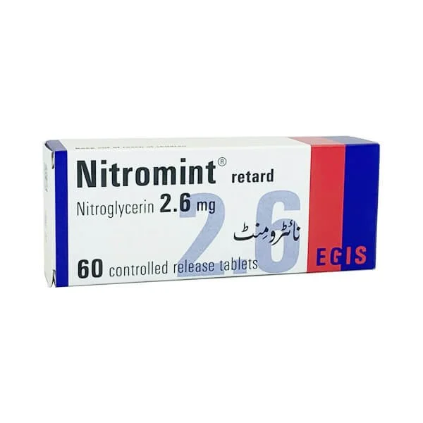 Nitromint 2.6mg 60 viên