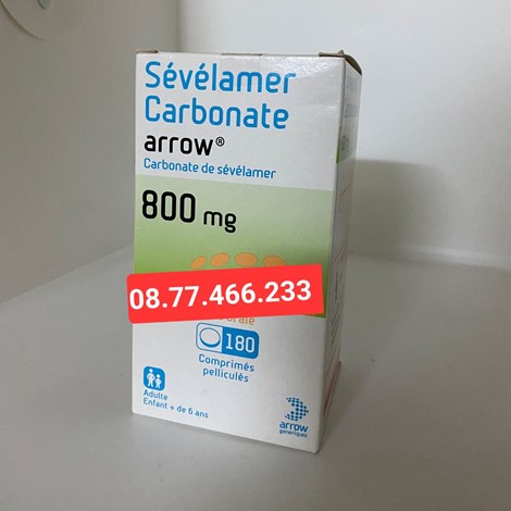 Thuốc sevelamer 800mg 180 viên