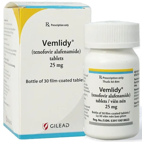 Thuốc Vemlidy 25mg 30 viên
