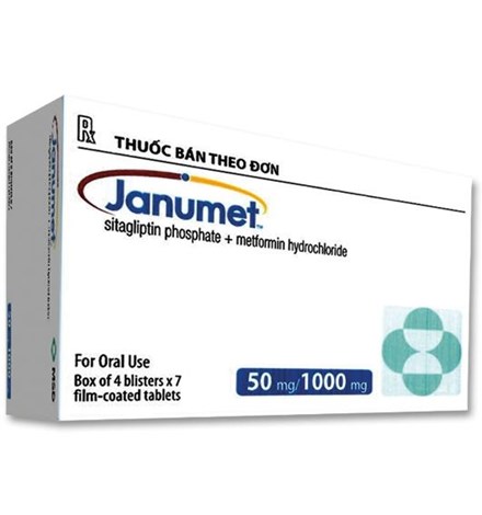 Thuốc Janumet 50mg/1000mg 28 viên