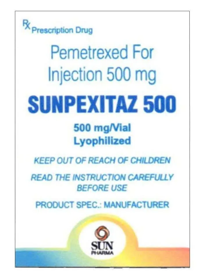 Thuốc điều trị ung thư phổi Sunpexitaz 500mg