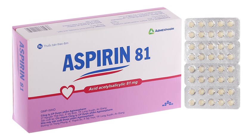 Thuốc Aspirin 81 200 viên