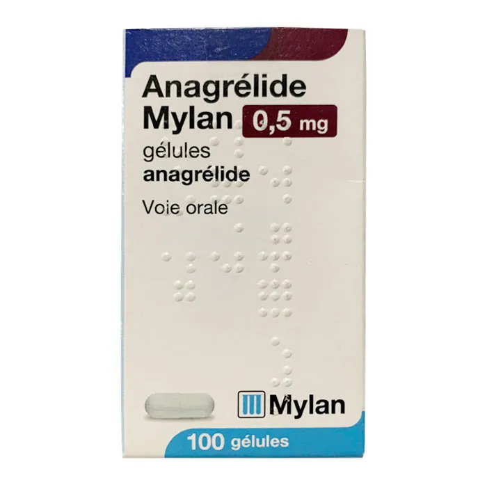 Thuốc Anagrelide 0.5mg 100 viên