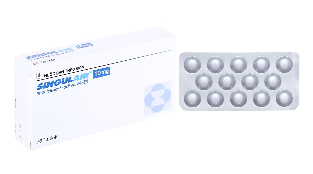 Thuốc Singulair 10mg 28 viên