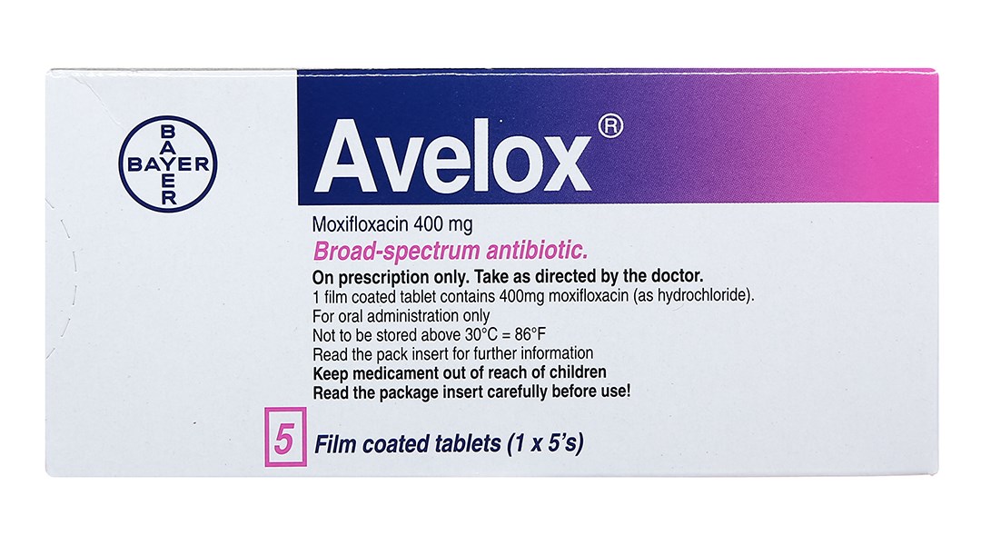 Thuốc Avelox 400mg 5 Viên