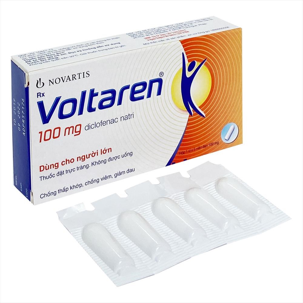 Thuốc Voltarel 50mg 5 viên ( Dạng Đặt)
