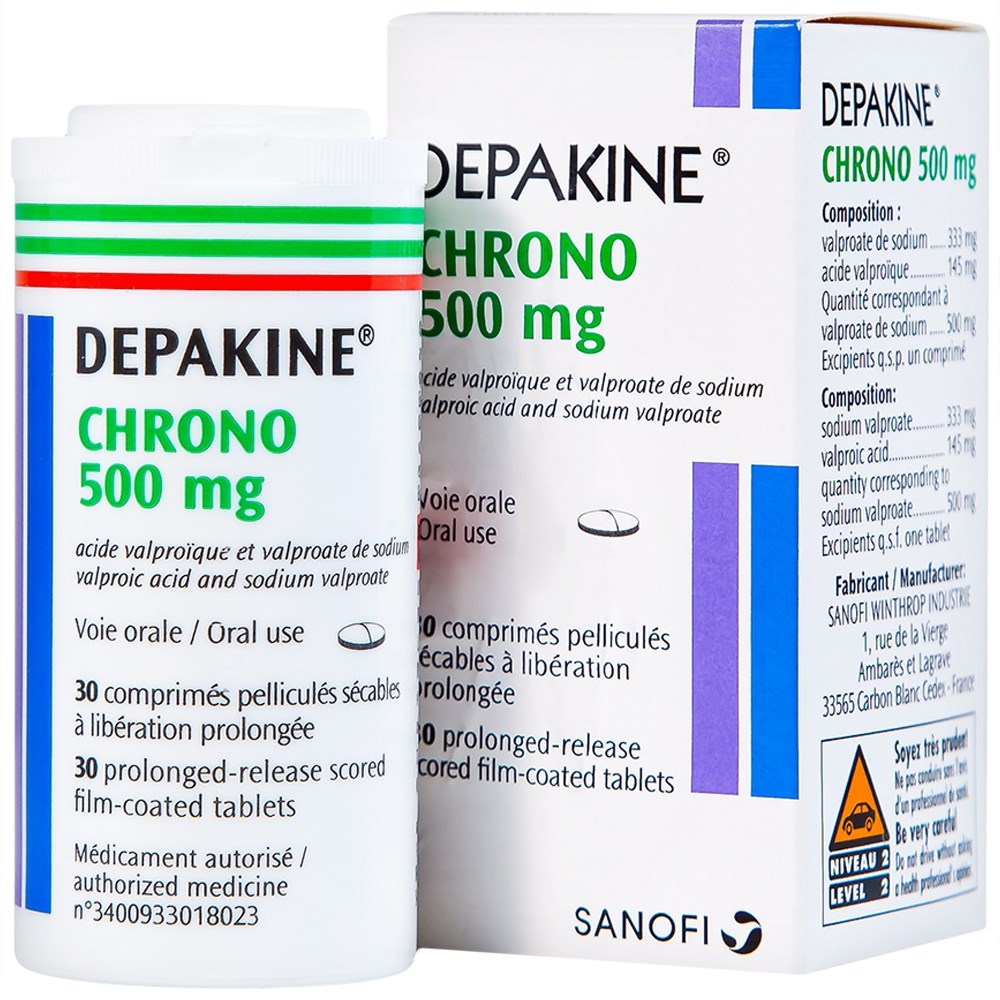 Thuốc Depakine 500mg 30 viên