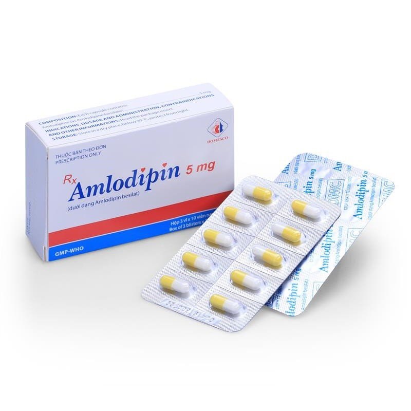 Thuốc Amlodipin 5mg 1000 Viên