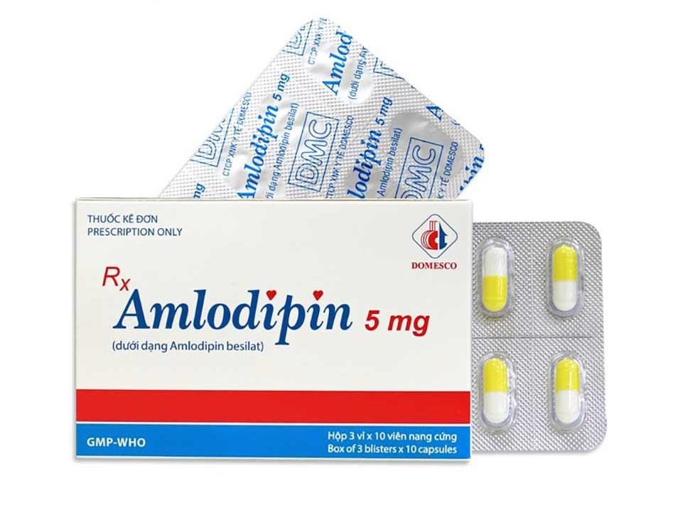 Thuốc Amlodipin 5mg 1000 Viên
