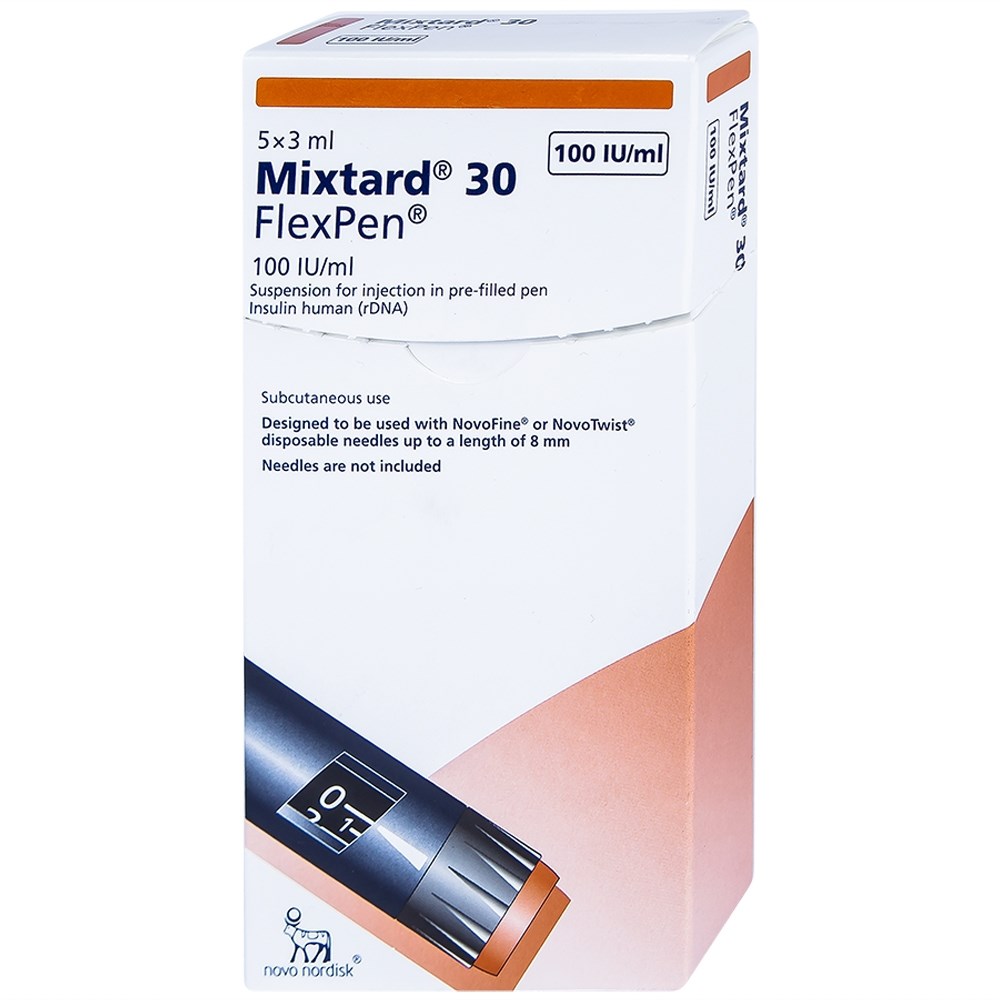 Thuốc Mixtard 30mg 5 Cây