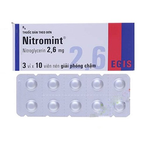 Thuốc Nitromint 2.6mg 30 Viên