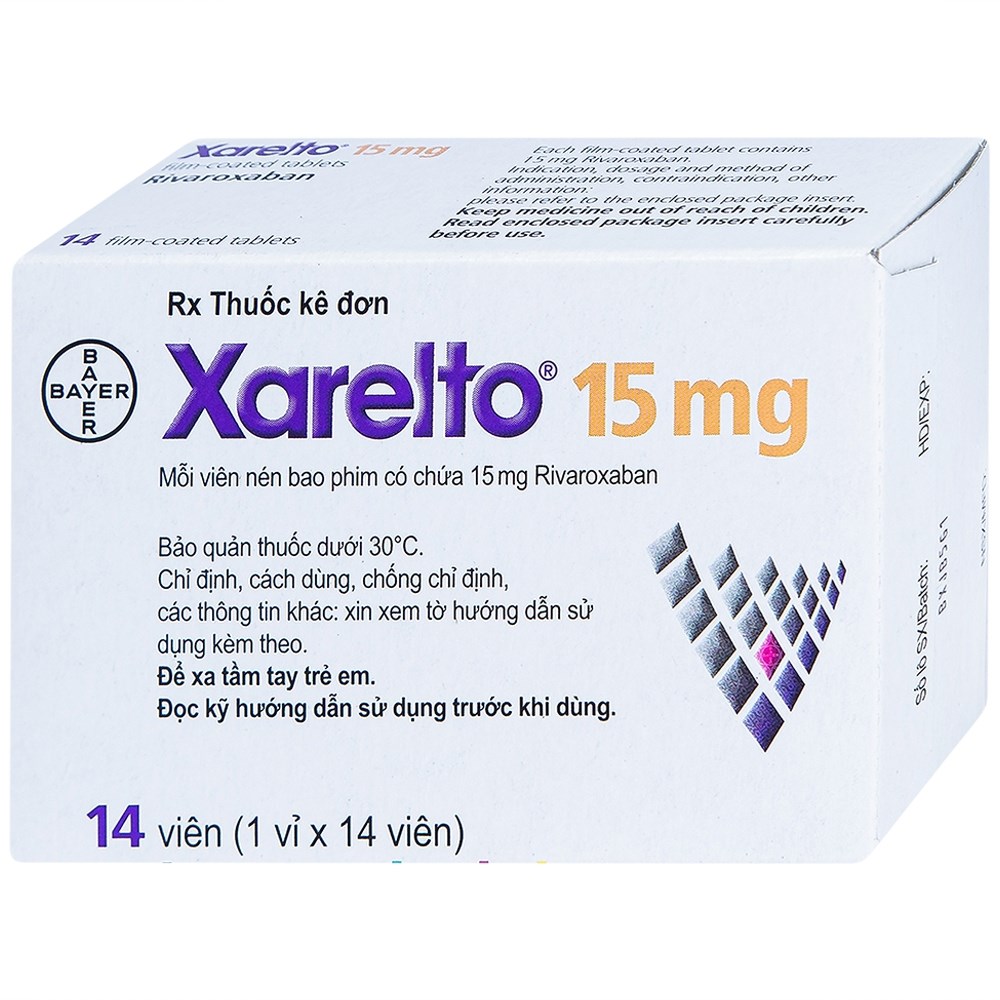 Thuốc Xarelto 15mg 28 viên