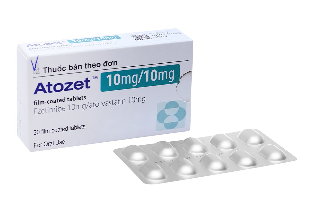 Thuốc ATEROZ 10mg/10mg 30 viên