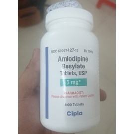 thuốc Amlodipine 5mg lọ 1000 viên 