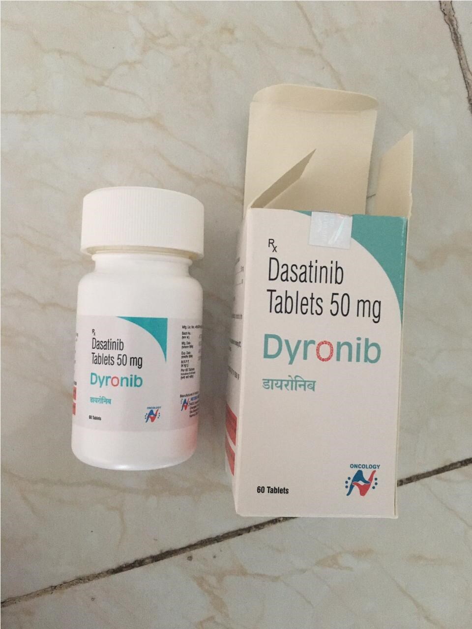 Thuốc Dasatinib 50mg 60 viên