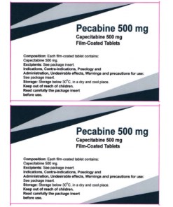 Thuốc Pecabine 500mg 120 Viên