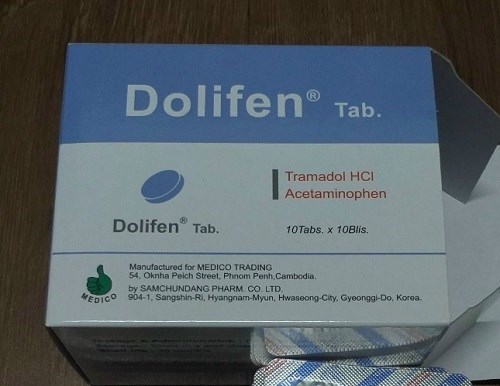 Thuốc Dolifen 500mg 100 Viên