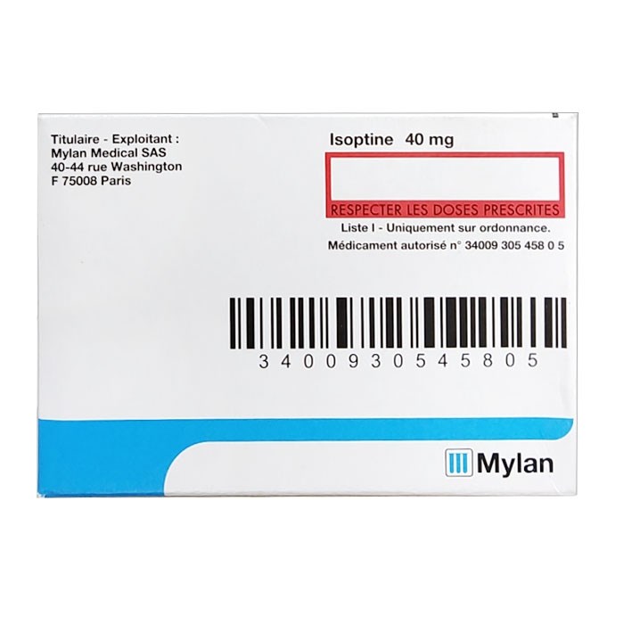 Thuốc ISOPTINE 40MG 75 Viên