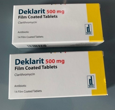 thuốc Deklarit 500mg hộp 14 viên