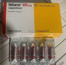 thuốc Voltaren 100mg hộp 10 viên đặt 